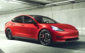 Tesla Model 3 by Novitec Rosso on Vossen Wheels (NV2) '2019